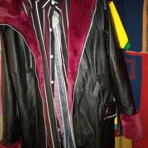 M.Jordan Fur Trench Coat (Super nice)